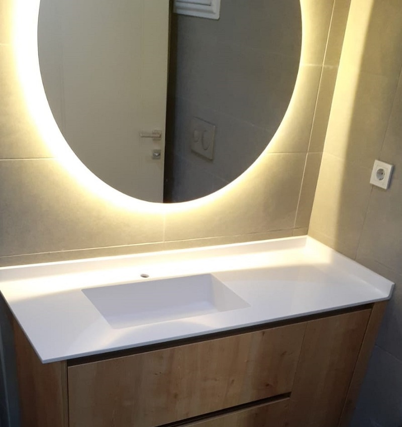 Balmumcu Corian Banyo Tezgahı